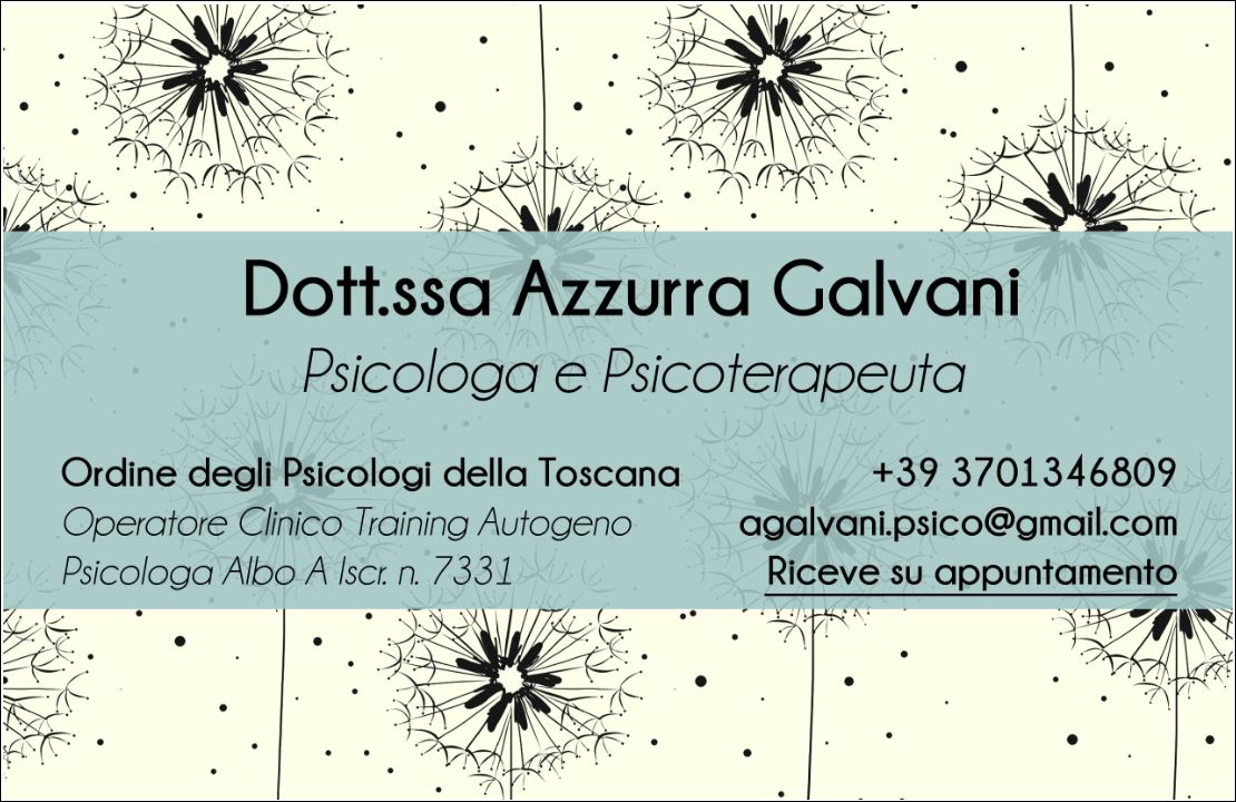 Psicoterapeuta Massa Carrara Azzurra Galvani Cognitivo Comportamentale Aiamc